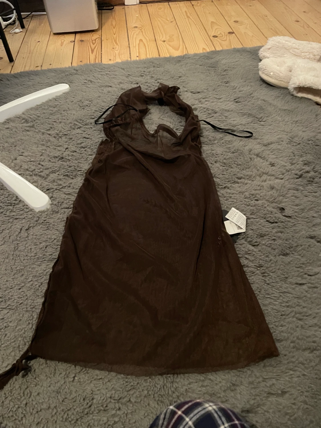 Strandklänning genomskinlig