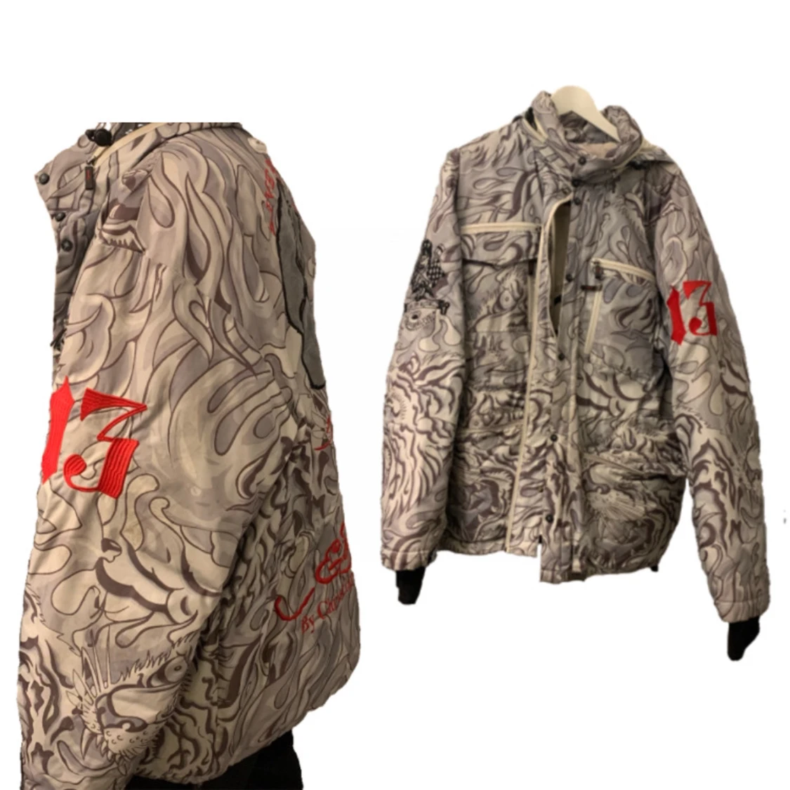 Ed hardy snow ski jacket
