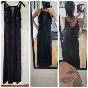 Svarta Långklänningar - Strl 38 på samtliga,använda minimalt,inga skavanker,fint skick.100 kr styck