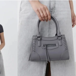 Grå GinTricot väska  - Populär slutsåld ginatricot väska. Använd sparsamt 2/3 gånger. 🩶