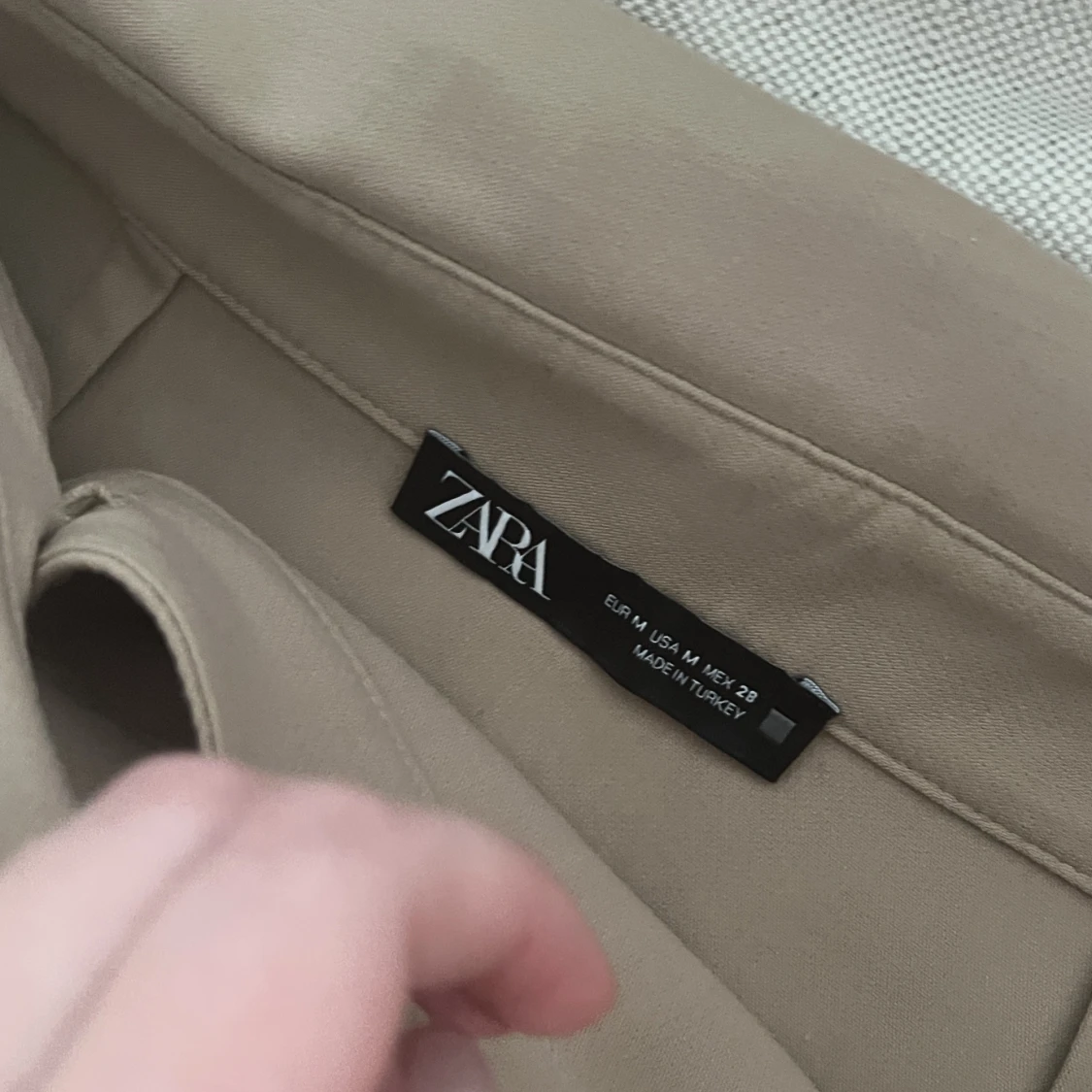 Brun kjol zara  - 90