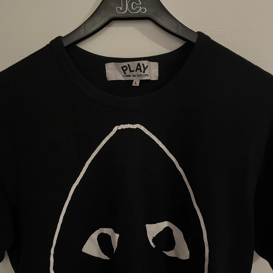 Svart Comme Des Garçons t-shirt - 91