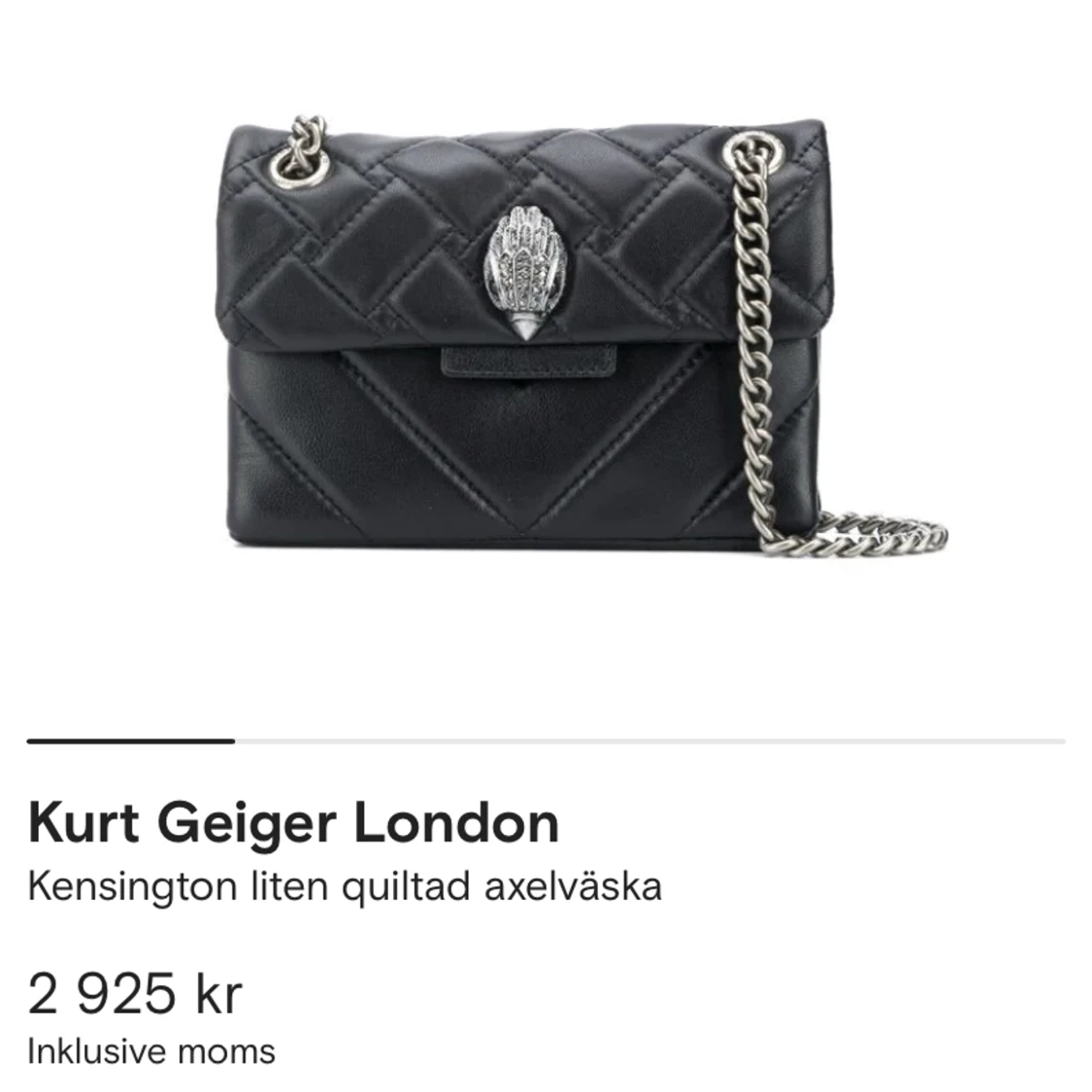 Kurt geiger väska svart - 91