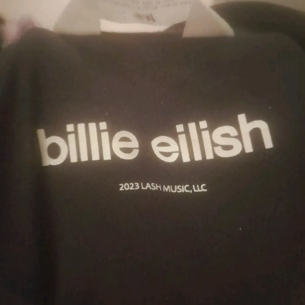 Billie eilish tshirt som jag använt ganska många gånger, den är i bra skick. Köptes i februari eller mars. T-shirts.