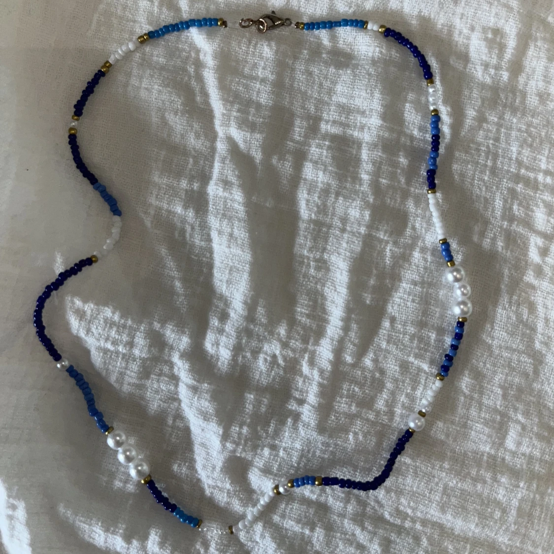 Blått halsband✨ - 90