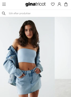 Gina tricot Jeans Shorts - Helt nya Jeans Shorts i storleken 34, oanvända och nyköpta