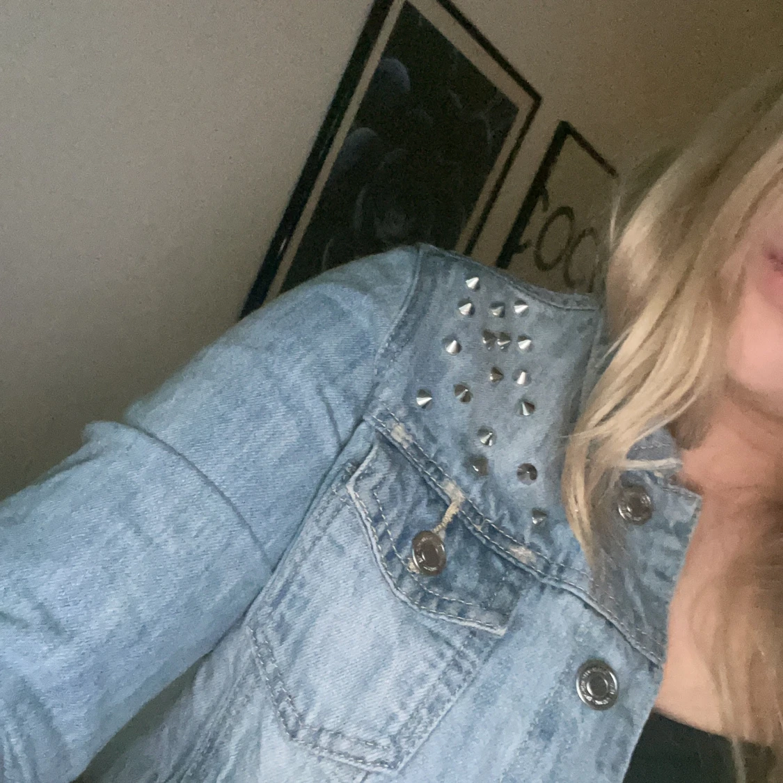 Snygg jeansjacka - 90