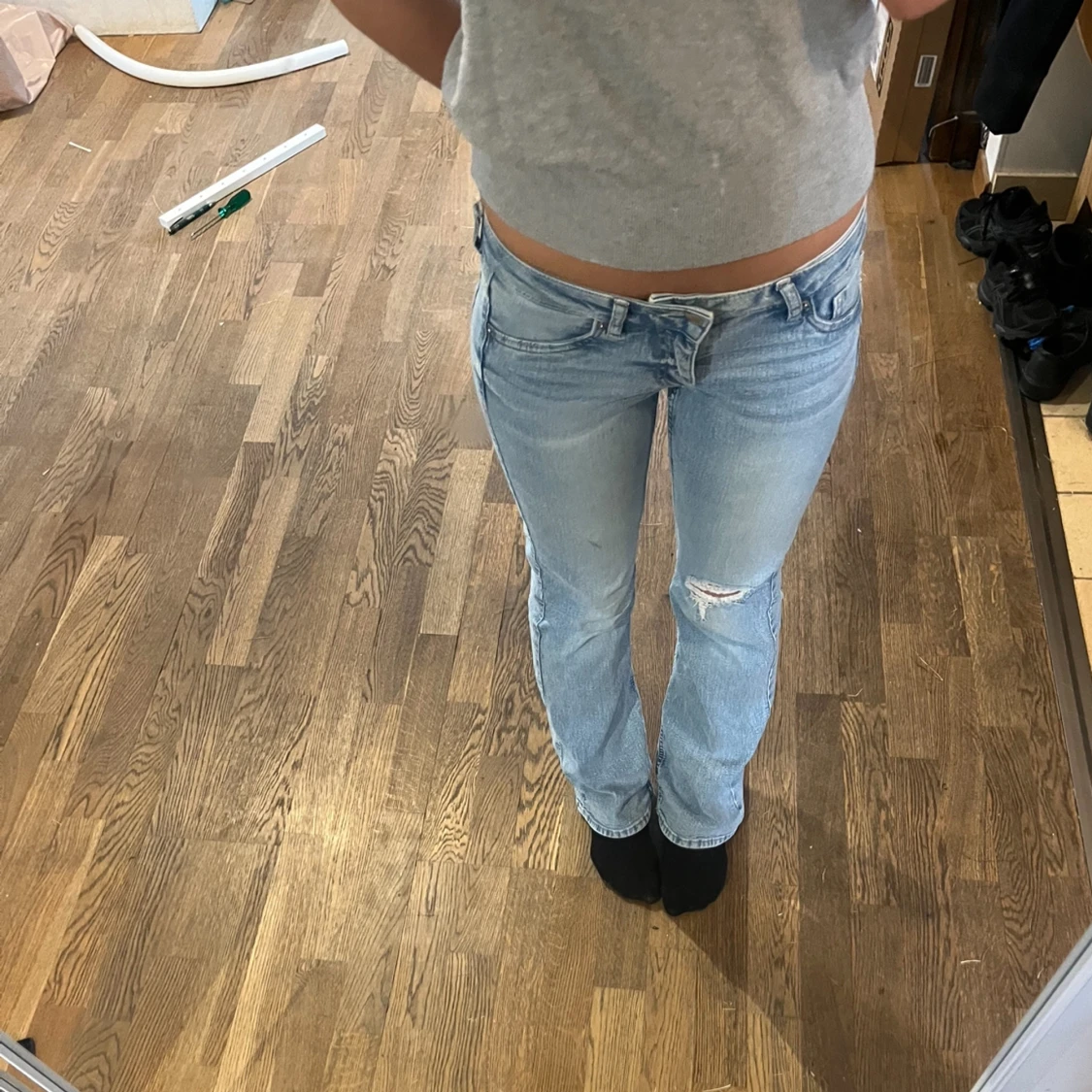 Lågmidjade jeans 