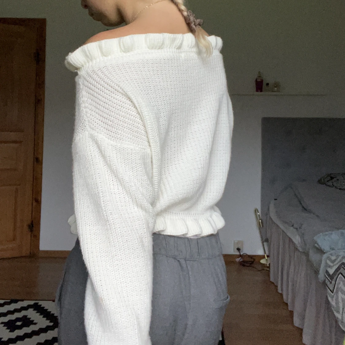 Söt stickad teöja - 90