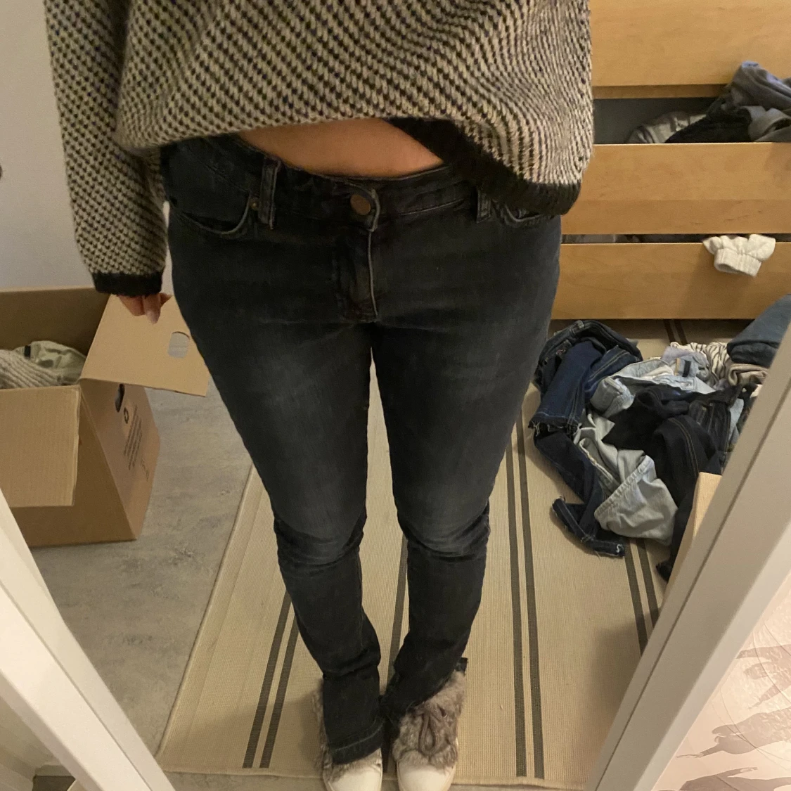 Låga Mörk Blåa Jeans från Won Hundred  - 90