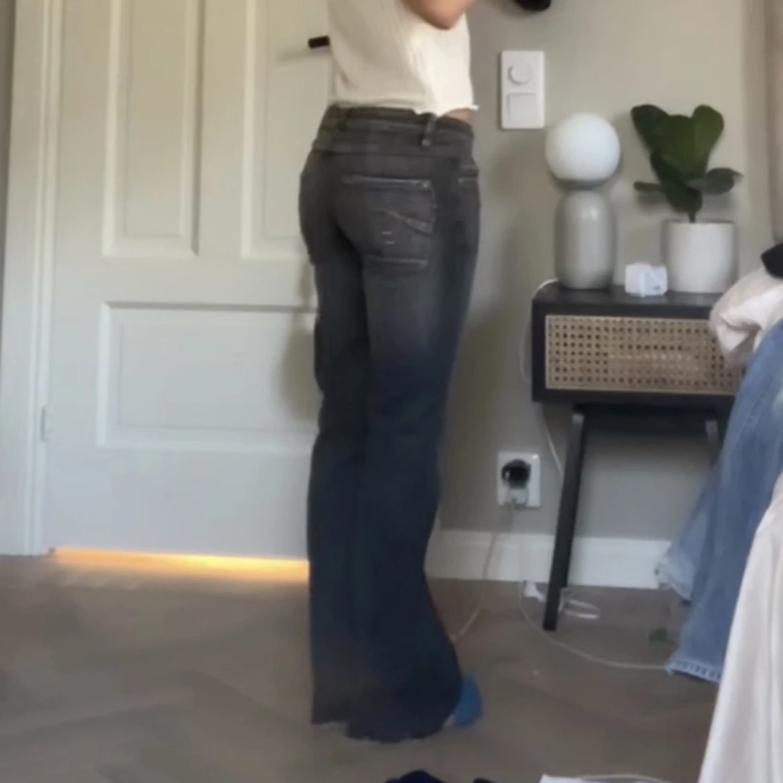 Lågmidjade jeans - 90