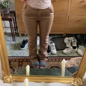 Skinnbyxor - Bruna Skinnbyxor från Madlady, strl M