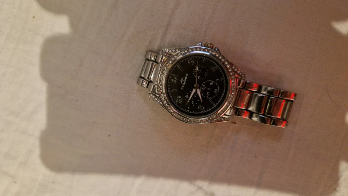 Klocka med glasdiamant - 90