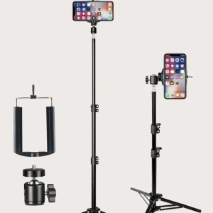 Mobil Stativ -  Ett mobil stativ som är ihopfällbart (se bilderna) den har lossat på ena hörnet men den funkar ändå. Skriv om frågor 