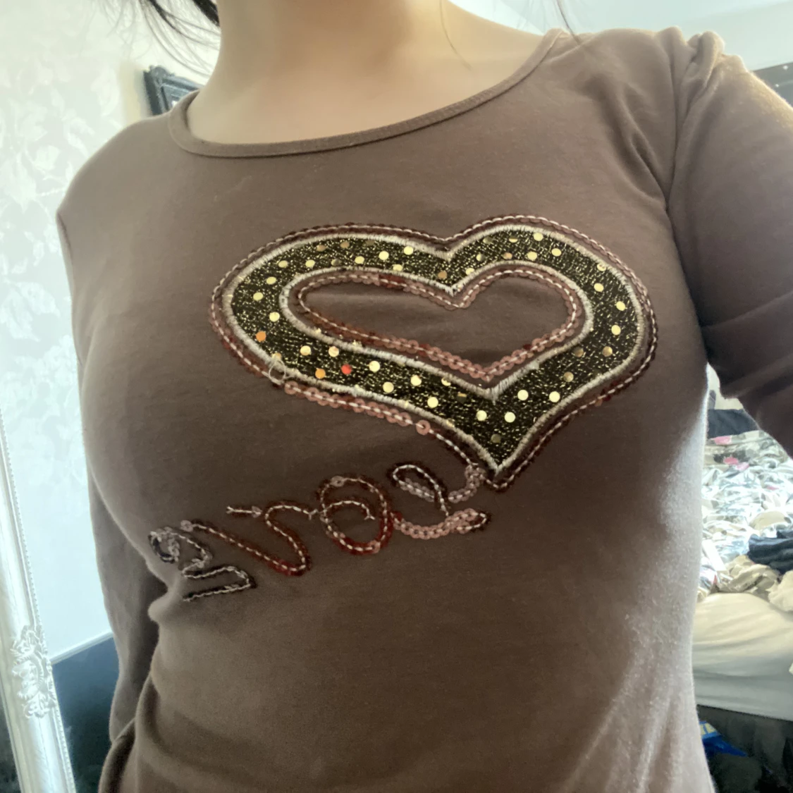 Söt långärmad tröja  - 90