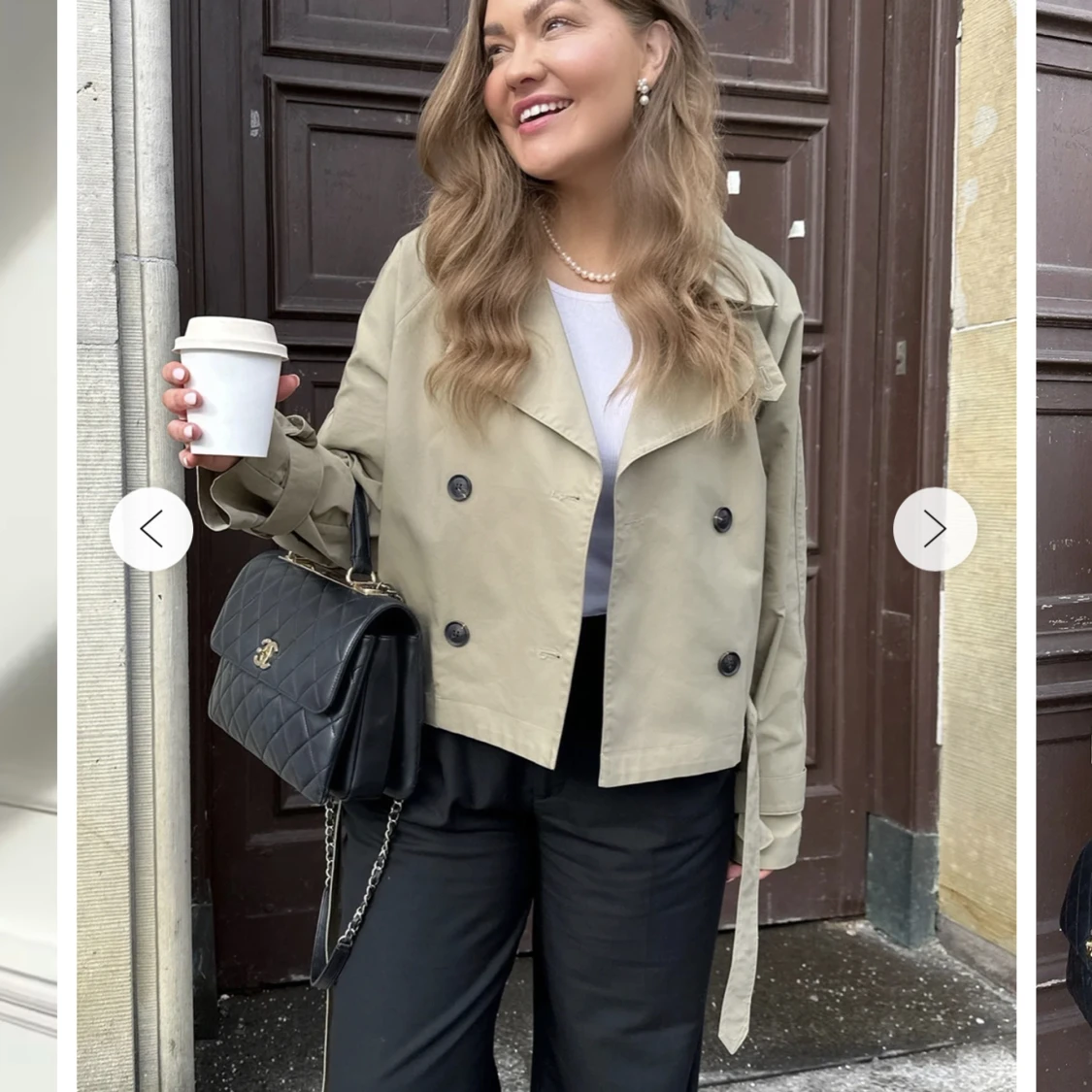 Kort trenchcoat - 90