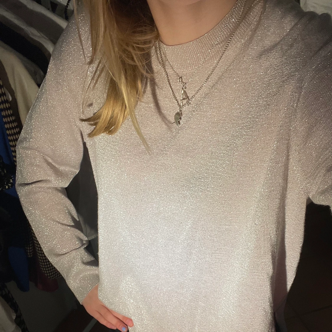 Glittrig tröja  - 90