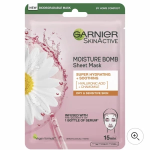Ansiktsmask  - Ansiktsmask från märket Garnier🤗 Perfekt för speciellt torr och känslig hud 💕
