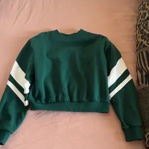 Jättefin grön sweatshirt, säljer då jag inte använt den mer än en gång. Den är även lite för kort för mig. 