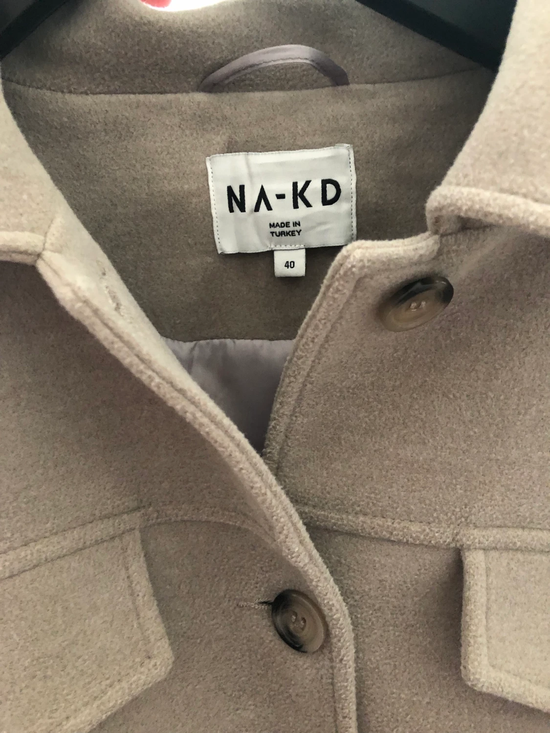 NA-KD vår skjort-jacka beige-brun - 90