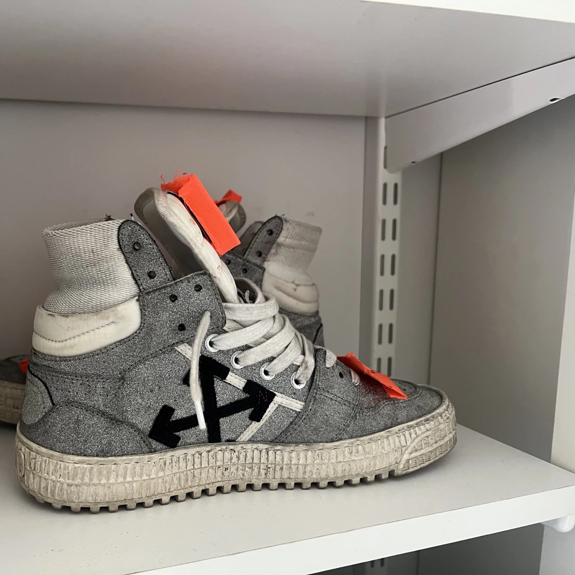 Off White Off Court Silver glitter sneakers - 91
