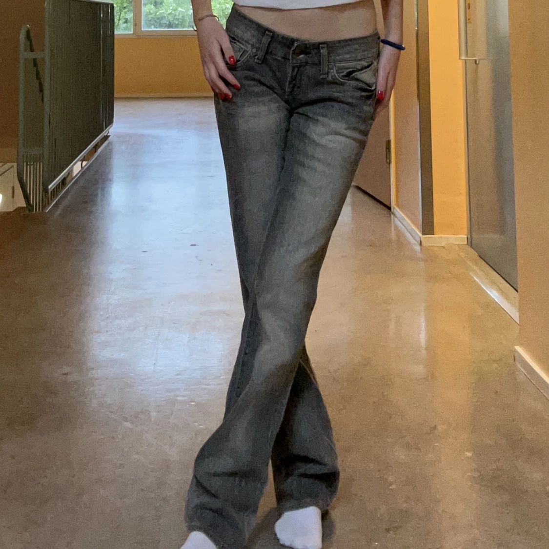 Lågmidjade jeans  - 91