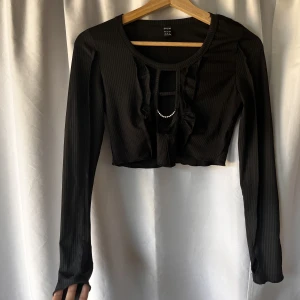 Svart festlig topp  - Fest topp från shein (svart) 