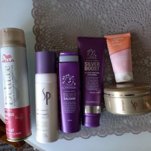 Hårvård  - Allt nytt Hårspray Leave in/ antifrizz Silver balsam Silver inpackning  Hårinpackning SP professional  Hårmask 
