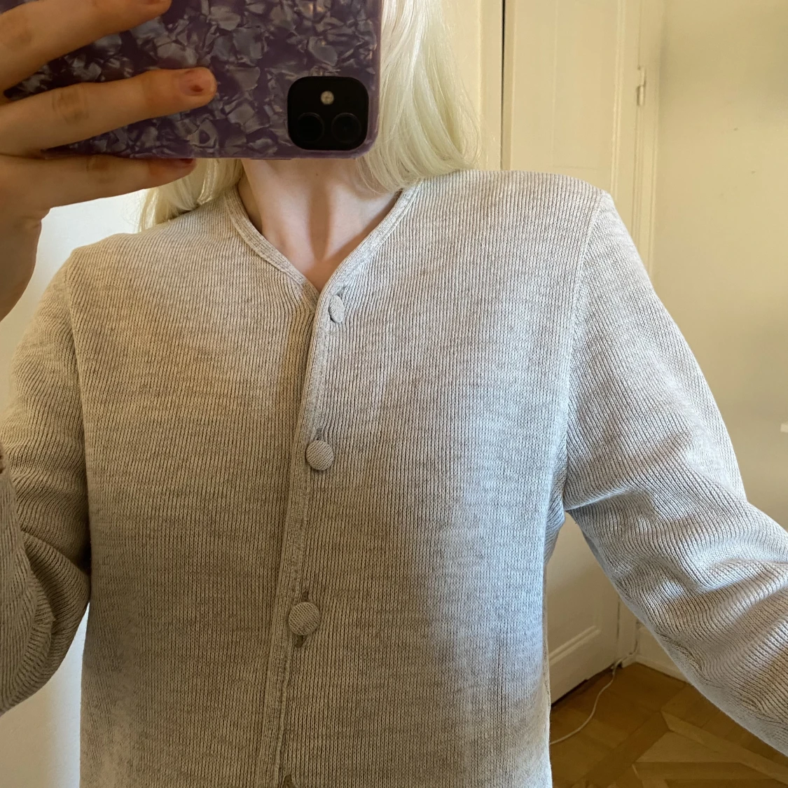 Stickad ullkofta - 91