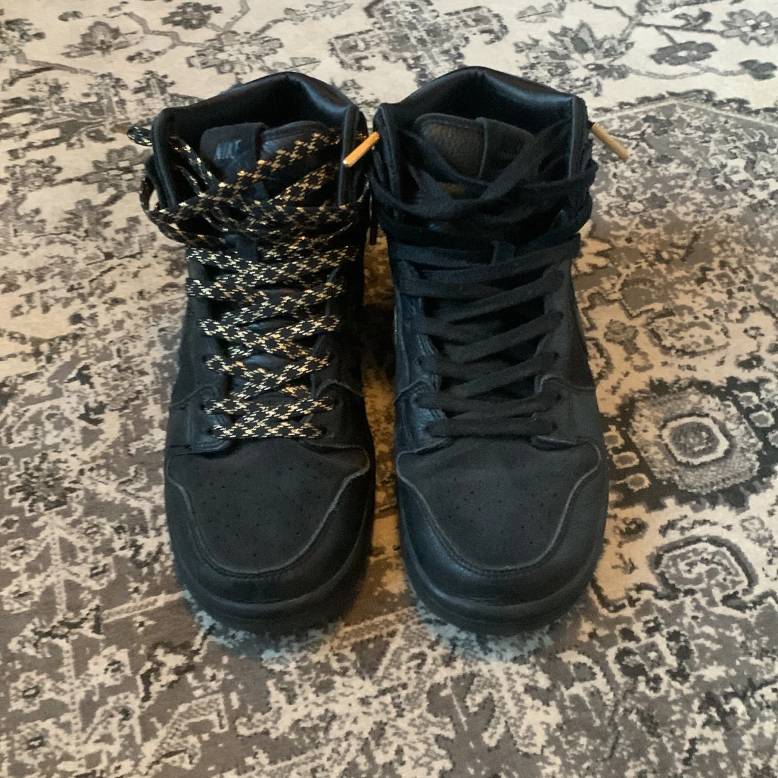 Nike Sb dunk high faust black gold  - 91