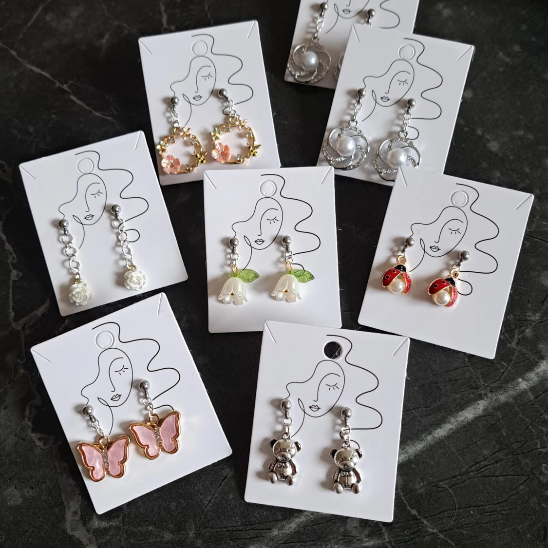 Örhänge silver/ rostfritt stål