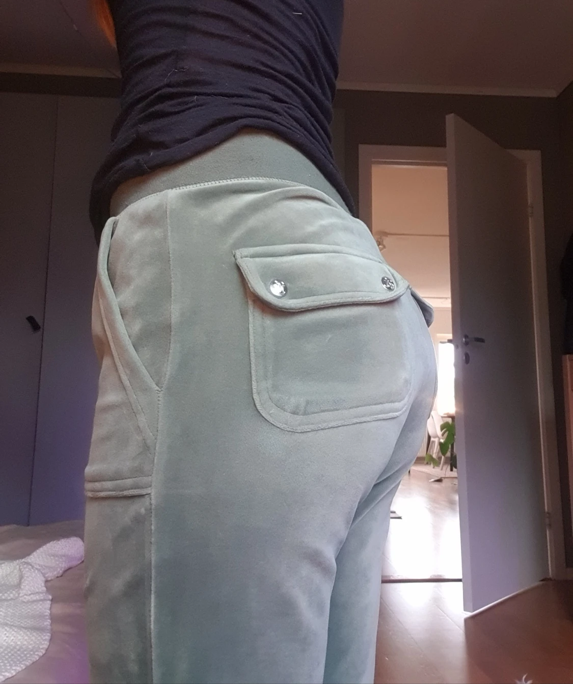 Gröna juicybyxor - 90