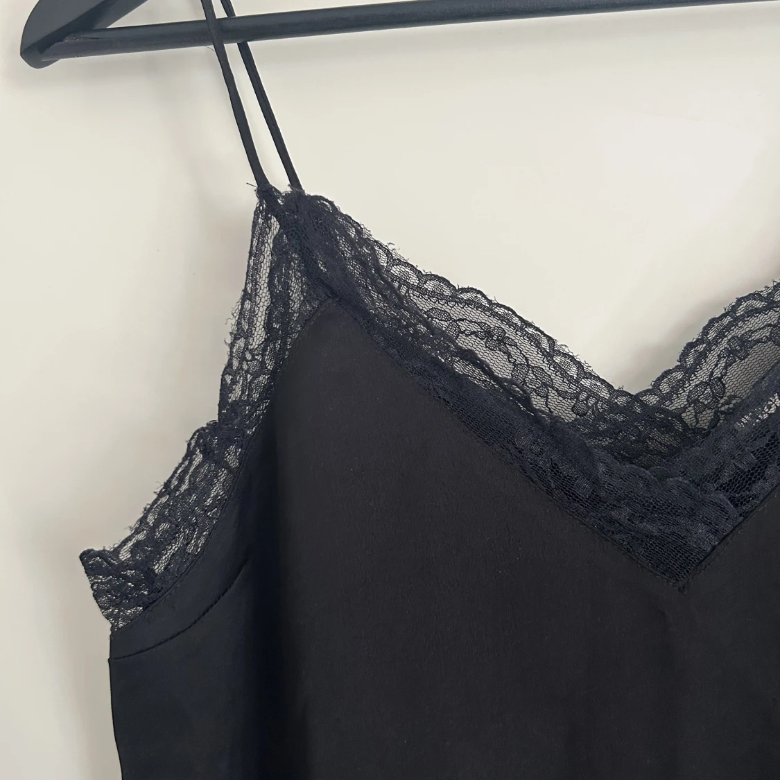 Linne med spets detalj  - 90