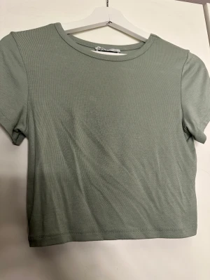 Green T-shirt  - Jättefin T-shirt från zara i sorlen L men väldigt liten i storleken. Har vanligtvis S