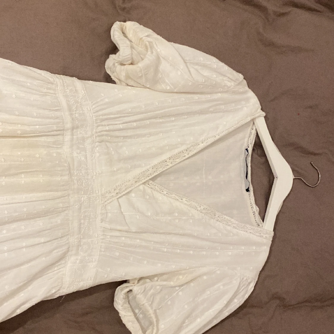 Vit zara klänning  - 90