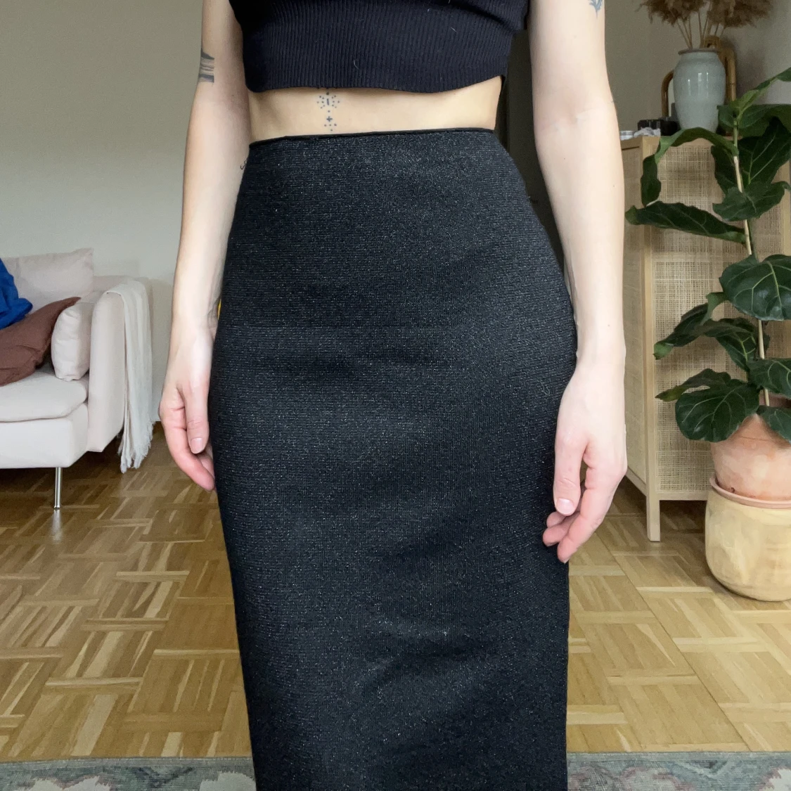 House of Dagmar stickad kjol - 91