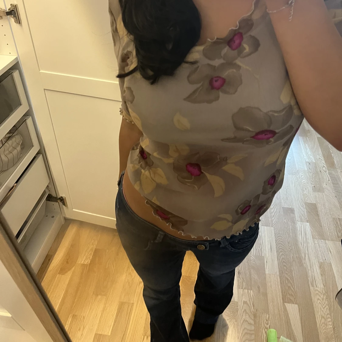 Genomskinlig topp - 90