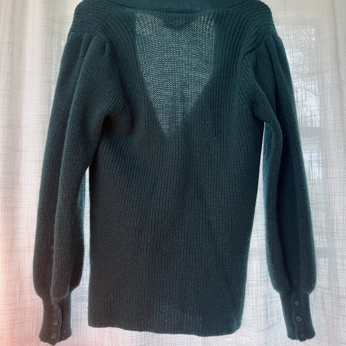 Vintage stickad ull kofta - 91