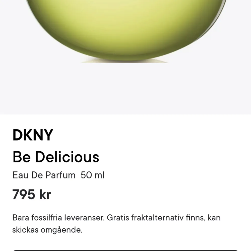 Säljer Donna karen parfymen ”Be delicious”. Endast testad 2 gånger. Köpt för 795 säljs för 450 Pris kan diskuteras vid snabb affär🤍. Parfym.