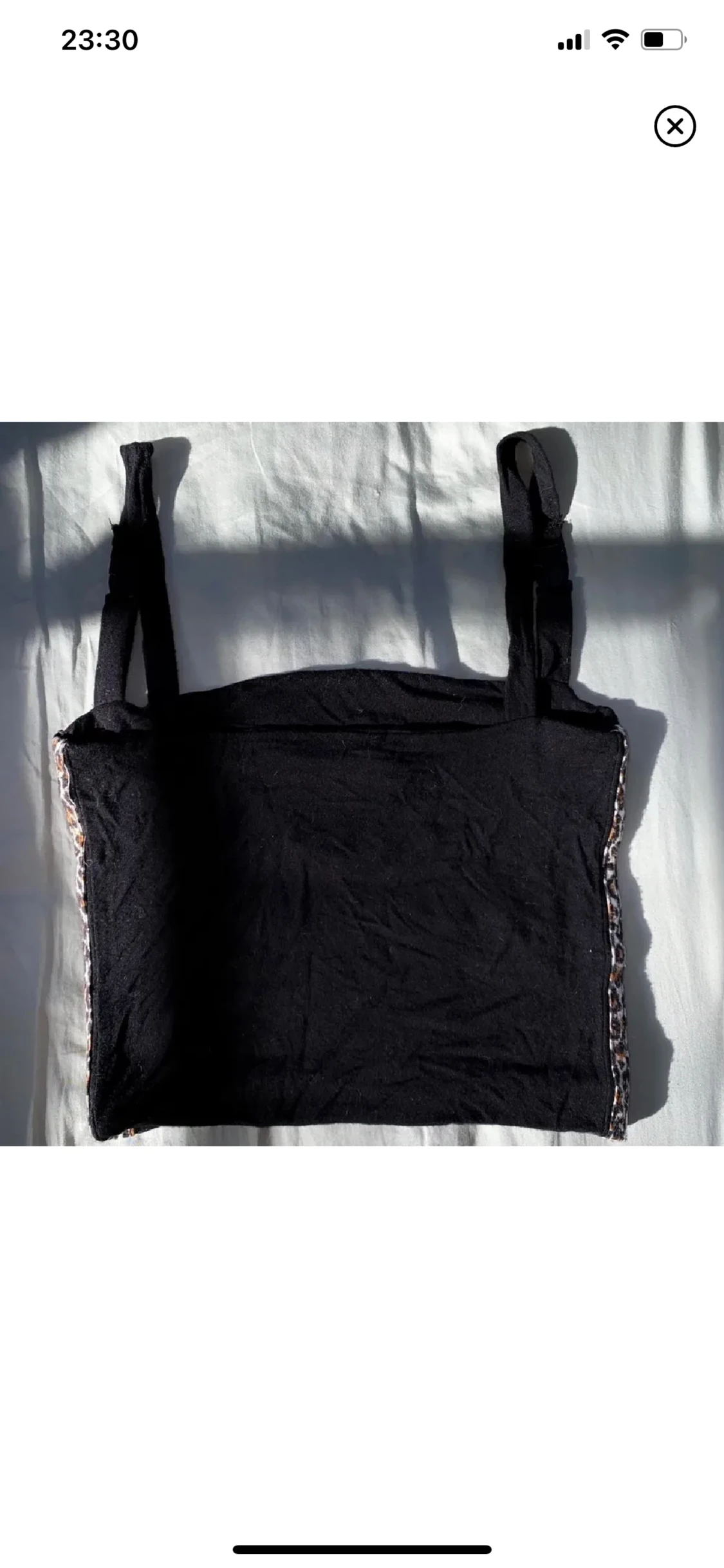 Omighty tank top leopard svart strl S - 90