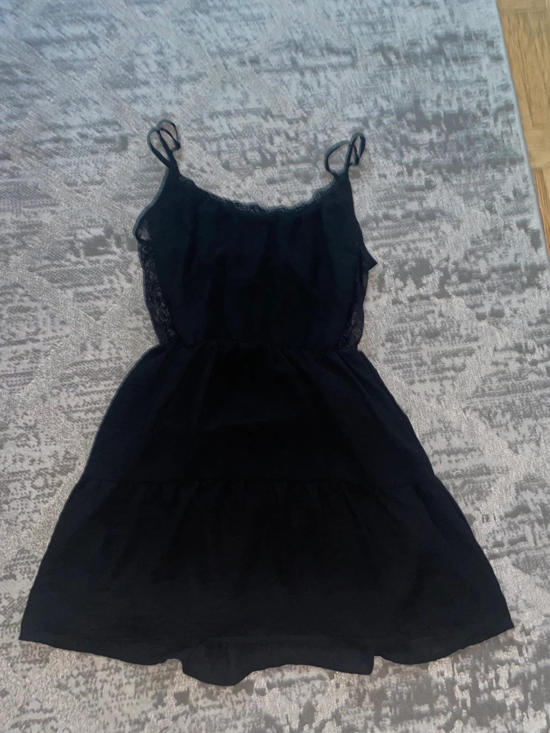 Svart lace klänning 