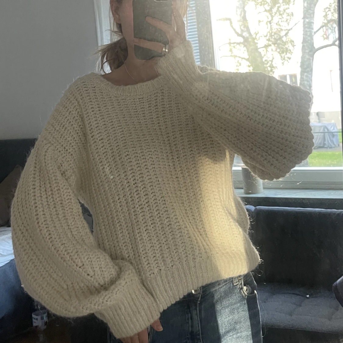 Stickad tröja  - 90