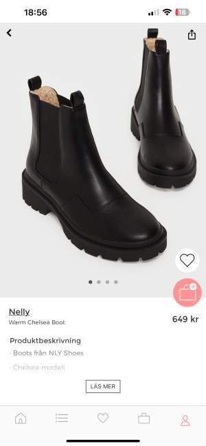 Otroligt fina svarta och sköna boots från NLY boots