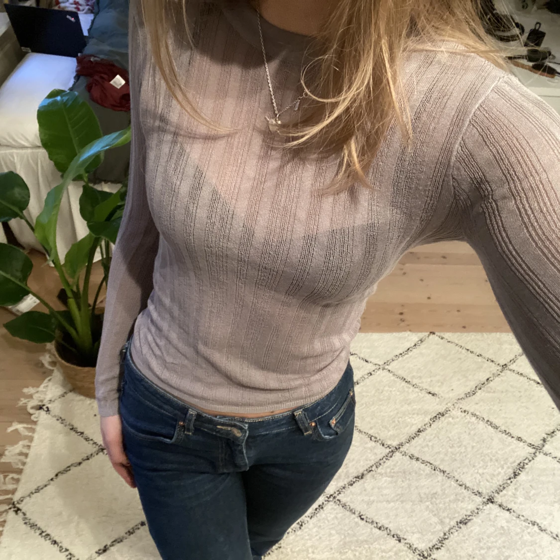 Långärmad tröja zara