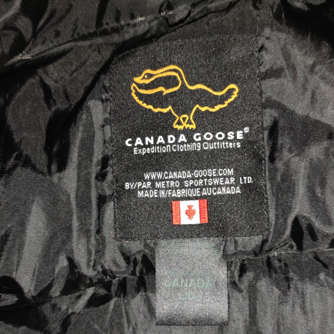 Herr Canada goose väst strl L - 90