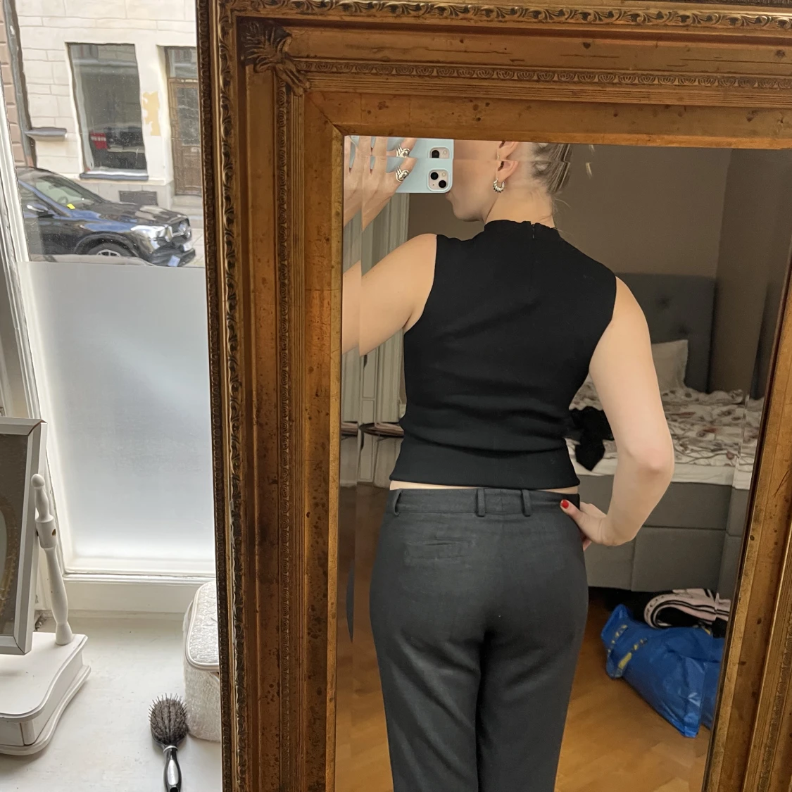 Svart fest topp - 90