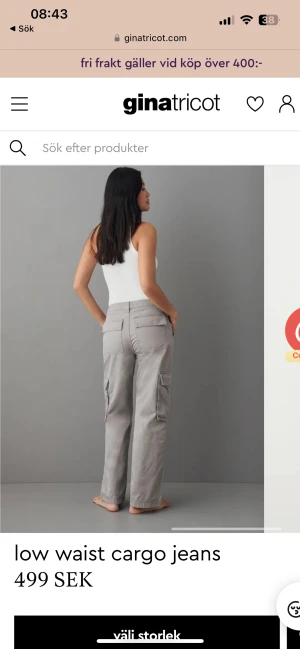 Cargo low waist  - Super snygga som spontanköptes men märkte ganska snabbt att det inte är min stil. Aldrig använda (bara provade) 💕