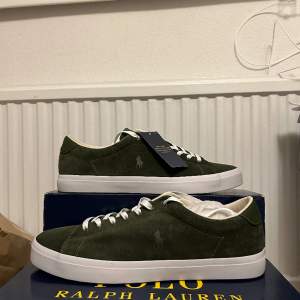 Helt nya: Slutsålda Online Polo Ralph Lauren Longwood Unisex - Sneakers - Classic Drab: Grön Mocka 