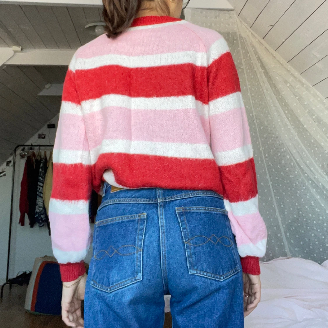 Gullig tröja i ullblandning🍭 - 90