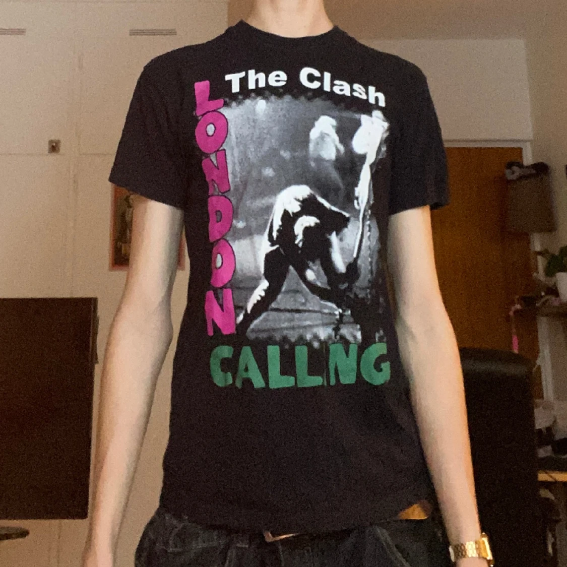 The Clash band-tshirt storlek S - 90
